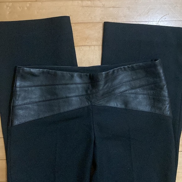 BCBG Leather Contrast Flares - Picture 2 of 5